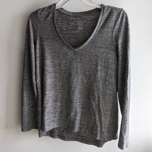 American Eagle Lightweight Sweater - Size M Plus - Heather Grey